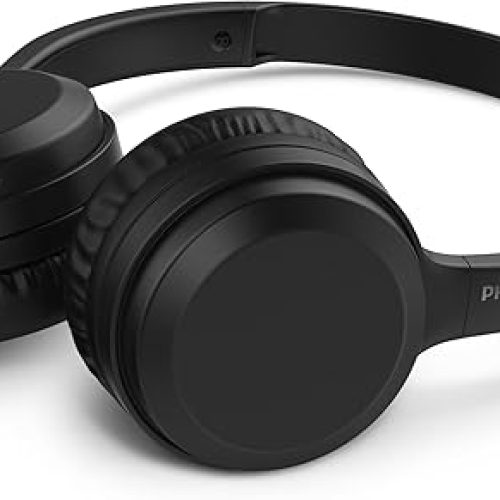 Headphone Philips bluetooth on-ear com microfone e energia para 15 horas na cor preto TAH1108BK/55