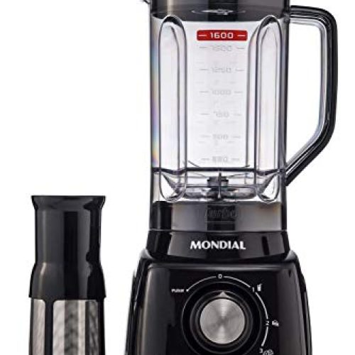 Liquidificador Turbo Power, Mondial, Preto, 550W, 110V – L-99 FB